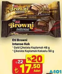 ETİ BROWNİ INTENSE KEK 48 G fiyat ve kampanya bilgisi